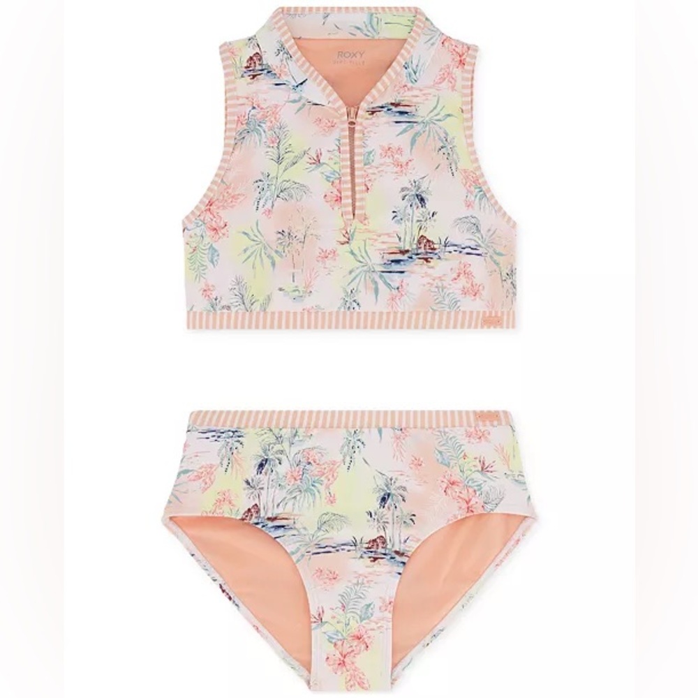 Roxy Big Girls North Shore Two-Piece Swimsuit Set